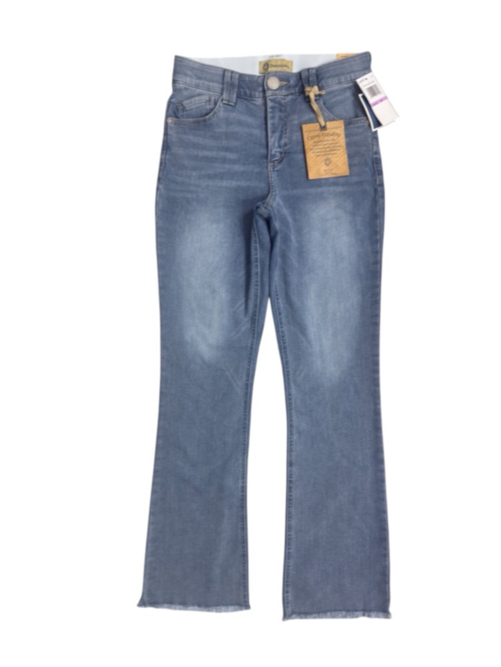 Democracy Women’s Fray Hem Itty Bitty More Bootcut Jeans NWT size 6